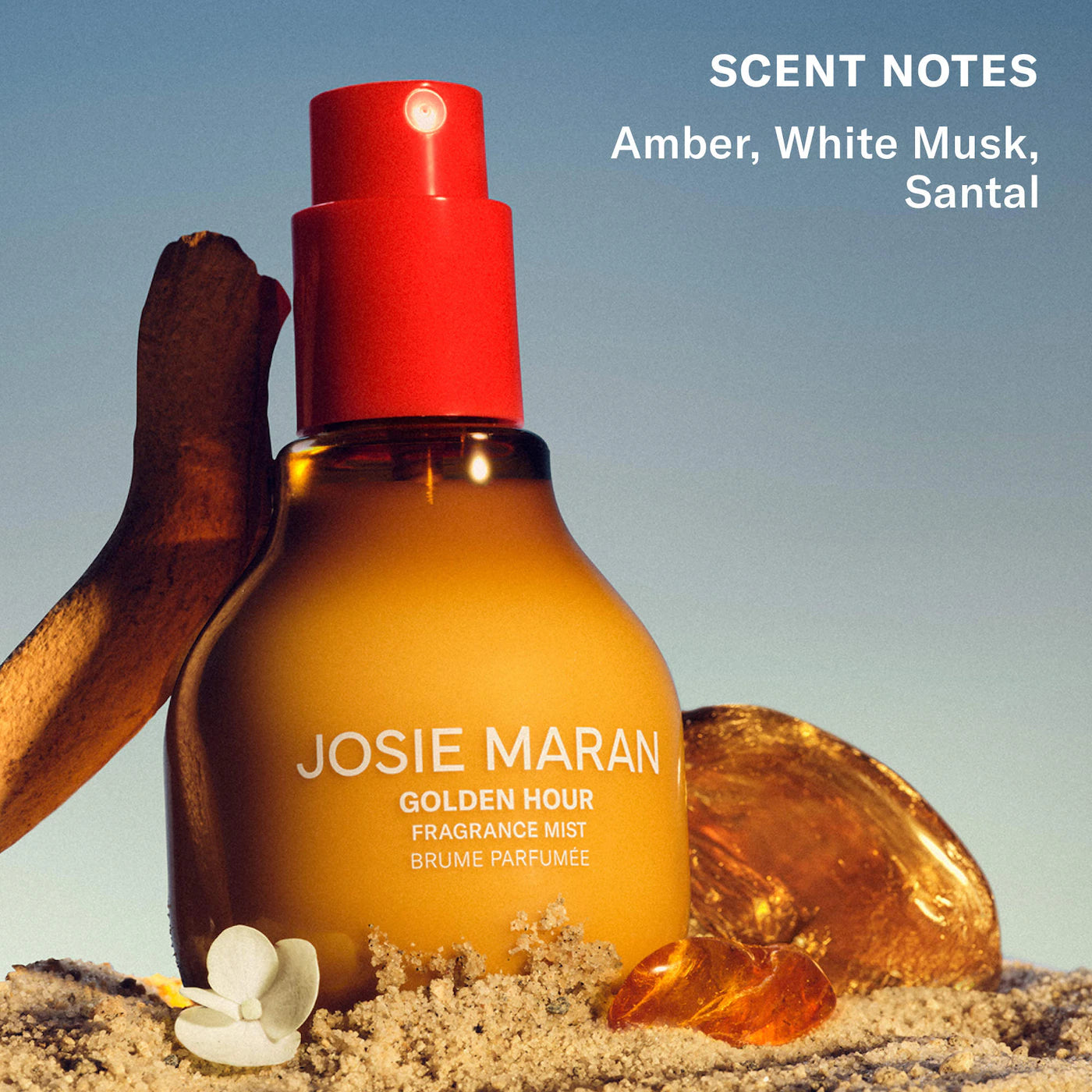 Josie Maran Golden Hour - Body + Hair Fragrance Mist with 100% Natural Scents - Volare Makeup