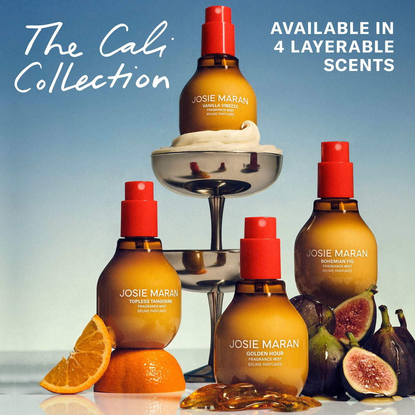 Josie Maran Vanilla Vibezzz - Body + Hair Fragrance Mist with 100% Natural Scents - Volare Makeup