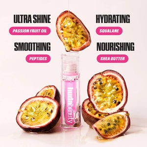 HUDA BEAUTY Faux Filler Ultra-Hydrating Tinted Jelly Lip Oil - Volare Makeup