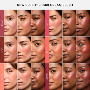 Saie Dew Blush Blendable Liquid Cheek Blush - Volare Makeup