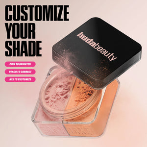 HUDA BEAUTY Easy Bake Loose Powder Brightening + Correcting Duo - Volare Makeup