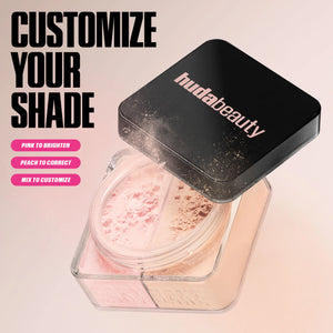 HUDA BEAUTY Easy Bake Loose Powder Brightening + Correcting Duo - Volare Makeup