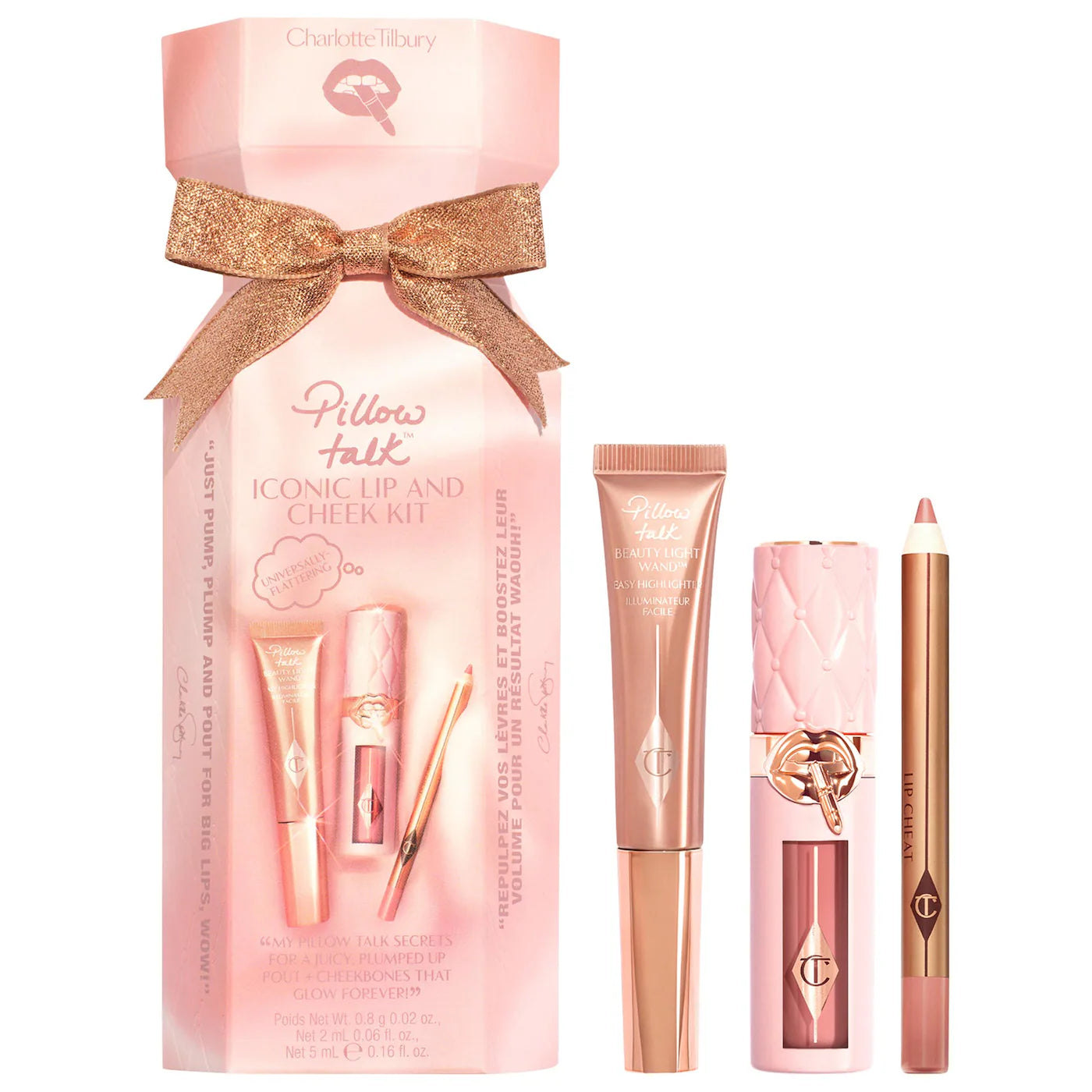 Charlotte Tilbury Lip and Cheek Trio Makeup Gift Set - Volare Makeup