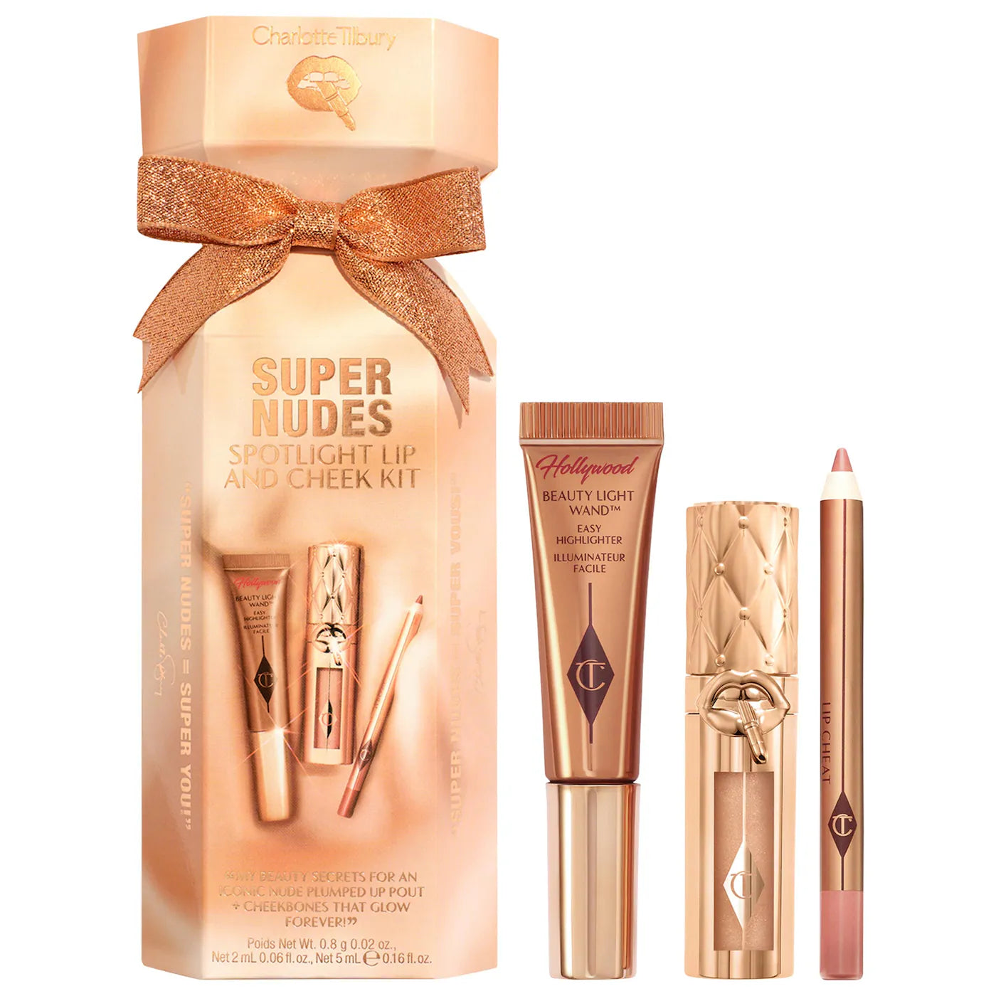 Charlotte Tilbury Lip and Cheek Trio Makeup Gift Set - Volare Makeup