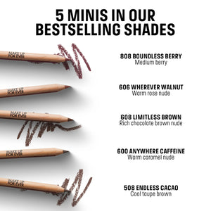 MAKE UP FOR EVER Mini Artist Color Lip Pencils Set - Volare Makeup