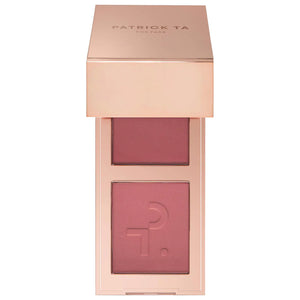 PATRICK TA Major Headlines Double-Take Crème & Powder Blush Duo Mini Size - Volare Makeup