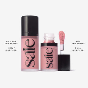 Saie Dew Blush Blendable Liquid Cheek Mini Size Blush - Volare Makeup