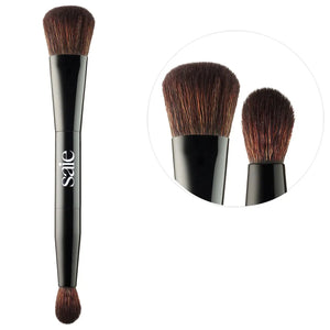 Saie The Double-Ended Sculpting Brush - Volare Makeup