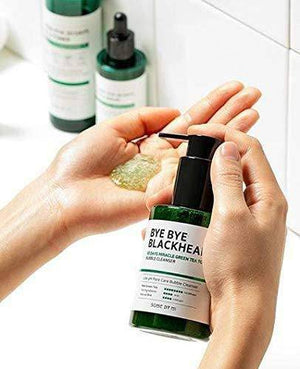 SOME BY MI Bye Bye Blackhead 30 Days Miracle Green Tea Tox Bubble Cleanser - Volare Makeup