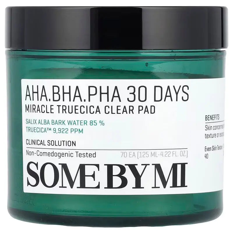 SOME BY MI – Aha Bha Pha 30 Days Miracle Truecica Clear Pad (70 Pads) - Volare Makeup