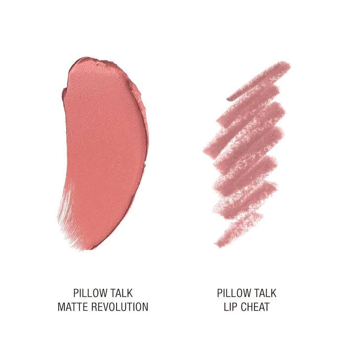 Charlotte Tilbury Mini Pillow Talk Lipstick & Liner Set - Volare Makeup