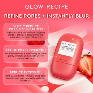 Glow Recipe Strawberry BHA Pore-Smooth Blur Drops - Volare Makeup