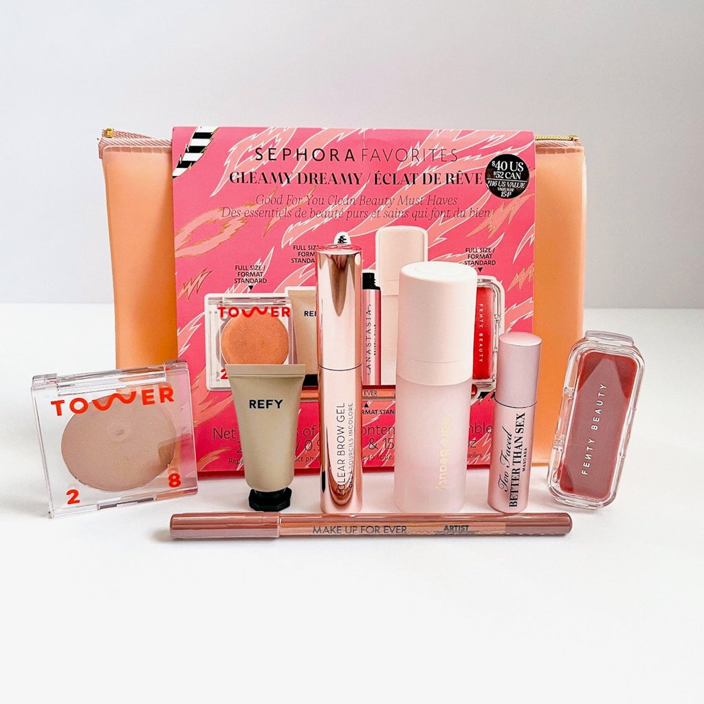 Sephora Favorites: Gleamy Dreamy All-Over Face Makeup Set Review