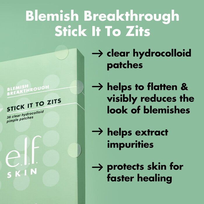 e.l.f. Blemish Breakthrough Stick It to Zits Pimple Patches  Volare Makeup   