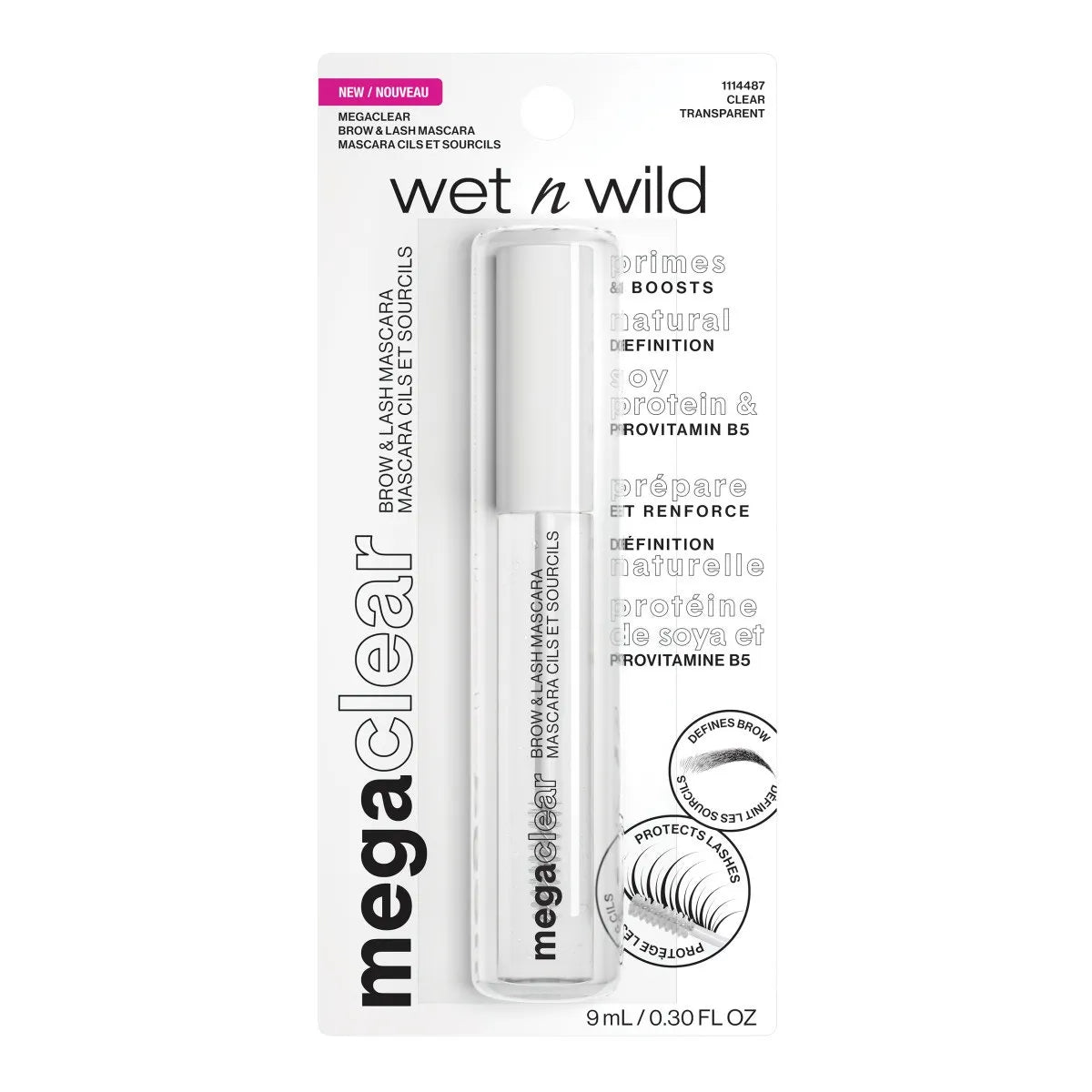 Wet n Wild MEGA CLEAR BROW & LASH MASCARA BROW & LASH MASCARA Volare Makeup   