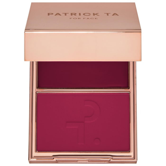 PATRICK TA Major Headlines Double-Take Crème & Powder Blush Duo  Volare Makeup She's Wanted - rich berry  
