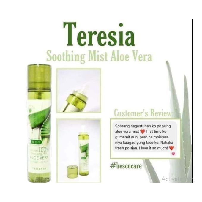 Teresia Aloe Vera Soothing Face Mist 120 Ml Aloe Vera Soothing Face Mist Teresia   