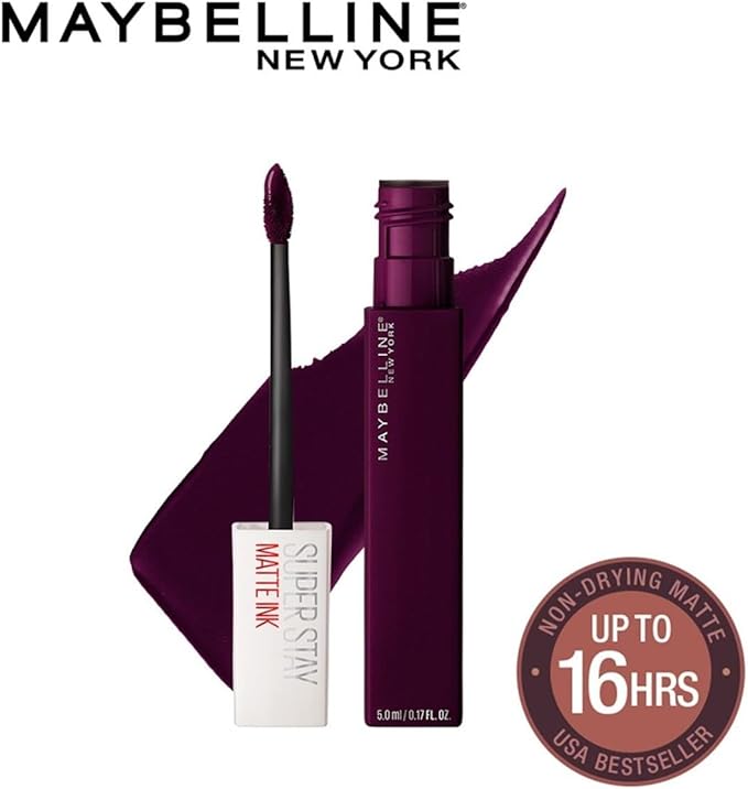 Maybelline New York SuperStay Matte Ink Liquid Lipstick Liquid lipstick Volare Makeup 45 Escapist  