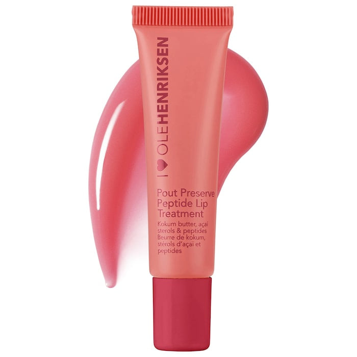 OLEHENRIKSEN Pout Preserve Peptide Lip Treatment  Volare Makeup Strawberry Sorbet  