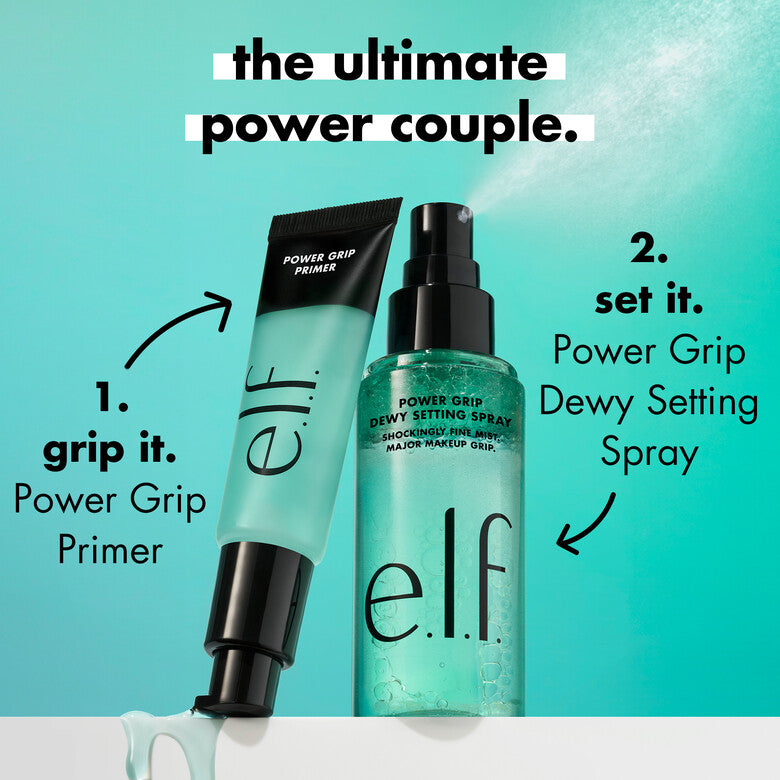 e.l.f. Power Grip Dewy Setting Spray Primer Volare Makeup   