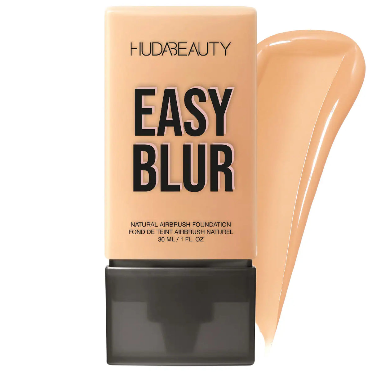 HUDA BEAUTY Easy Blur Natural Airbrush Foundation with Niacinamide Foundations Huda Beauty Apple Pie 255B - Light-Medium skin with a pinky-beige undertone  