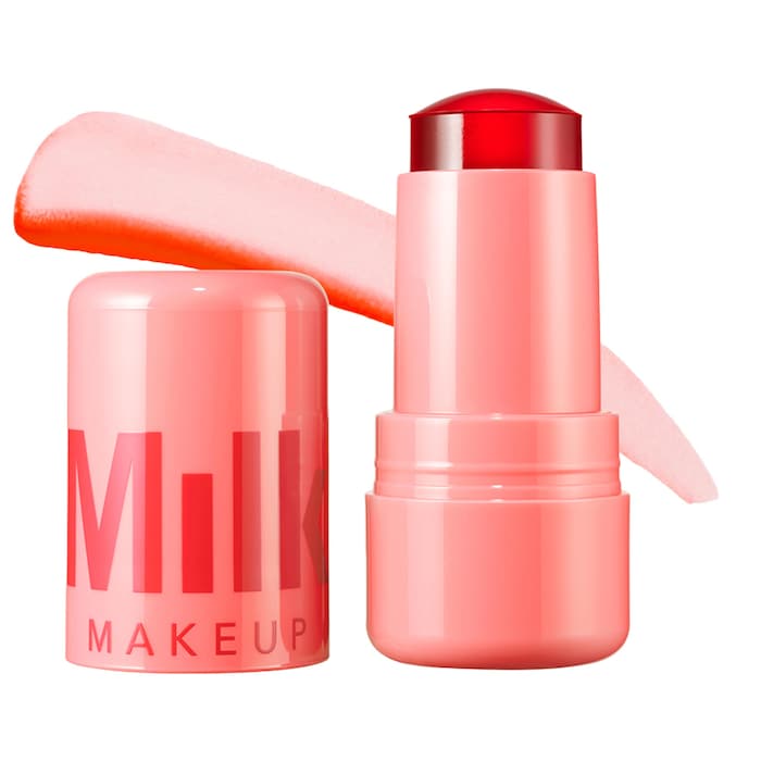 MILK MAKEUP Cooling Water Jelly Tint Lip + Cheek Blush Stain  Volare Makeup Spritz - Coral Orange  
