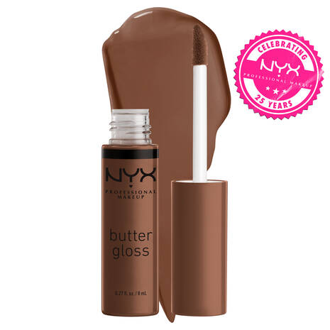 NYX Professional Makeup Butter Gloss  Volare Makeup 49 Fudge Me  