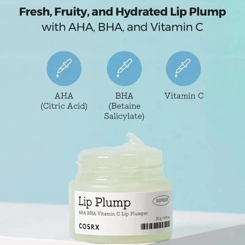 COSRX Lip Plump - Refresh AHA BHA Vitamin C Lip Plumper Cosrx Lip mask Volare Makeup  Lip mask