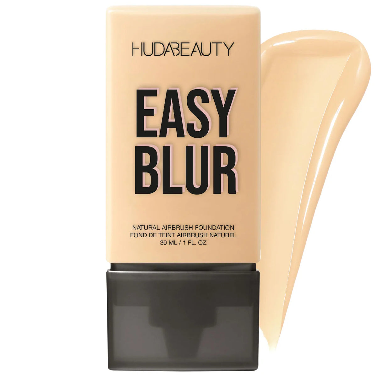 HUDA BEAUTY Easy Blur Natural Airbrush Foundation with Niacinamide Foundations Huda Beauty Creme Brulee 150G - Light skin with golden undertones  