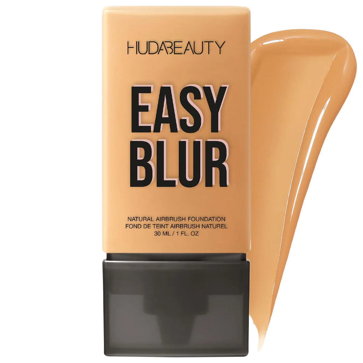 HUDA BEAUTY Easy Blur Natural Airbrush Foundation with Niacinamide Foundations Huda Beauty Dulce De Leche 350G - Medium-Tan skin with a golden undertone  