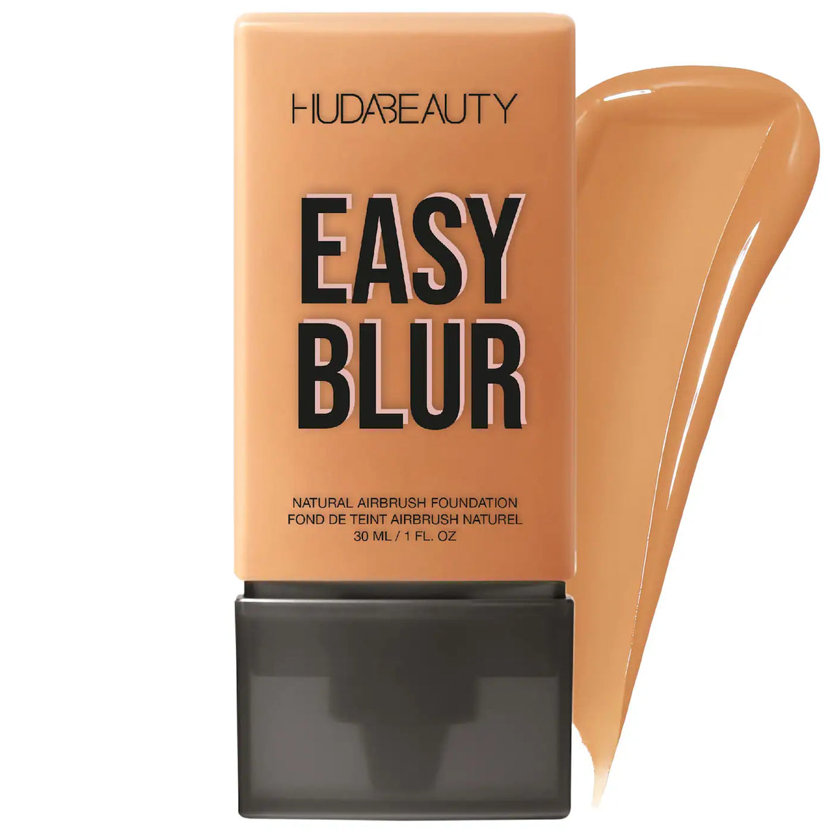 HUDA BEAUTY Easy Blur Natural Airbrush Foundation with Niacinamide Foundations Huda Beauty Gingerbread 430N - Tan skin with a golden-neutral undertone  