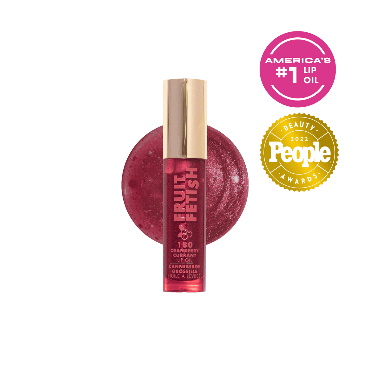 Milani Fruit Fetish Lip Oil lip oil Milani 180 Cranberry Currant  