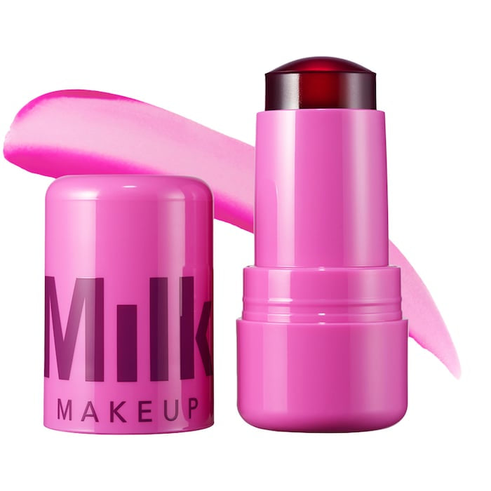 MILK MAKEUP Cooling Water Jelly Tint Lip + Cheek Blush Stain  Volare Makeup Splash - Berry Plum  