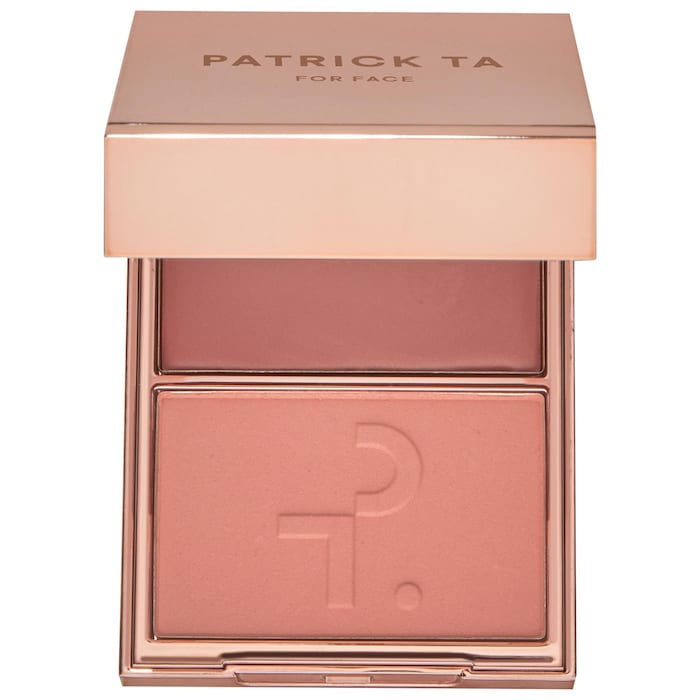 PATRICK TA Major Headlines Double-Take Crème & Powder Blush Duo  Volare Makeup Not Too Much - soft rosey taupe  