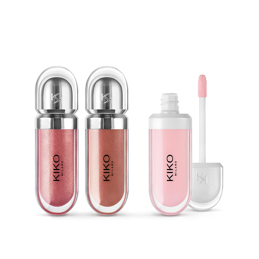 Kiko Milano Glossy Lip Set Lipgloss Volare Makeup   
