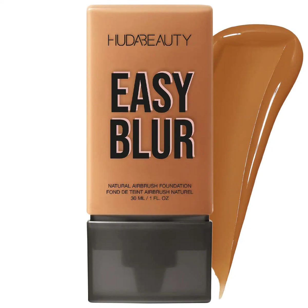 HUDA BEAUTY Easy Blur Natural Airbrush Foundation with Niacinamide Foundations Huda Beauty Mocha 500G - Deep-Tan skin with a golden undertone  