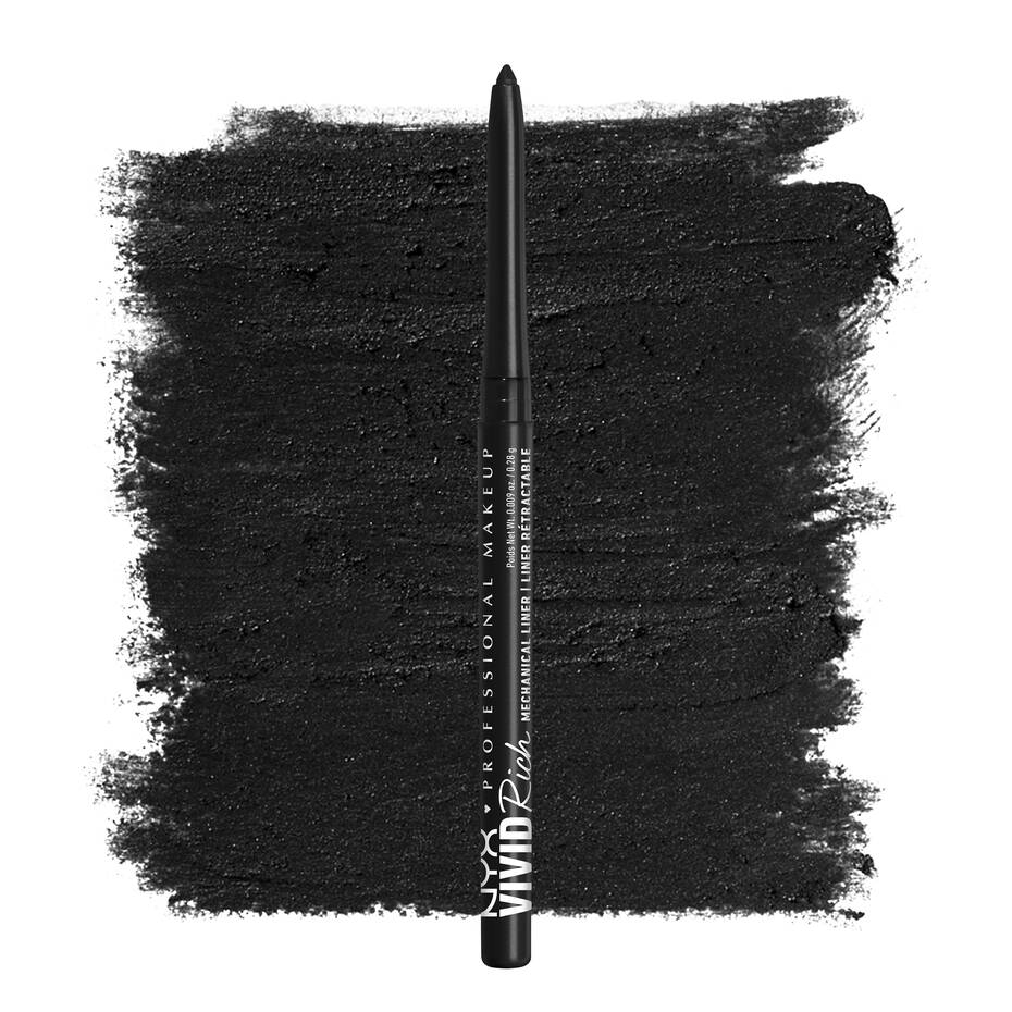 NYX Professional Makeup VIVID RICH MECHANICAL PENCIL - always onyx black