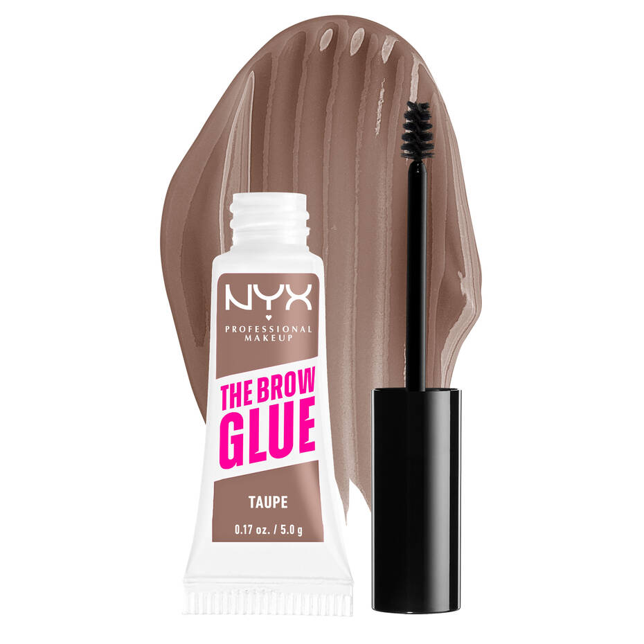 NYX Professional Makeup The Brow Glue  Volare Makeup Taupe  