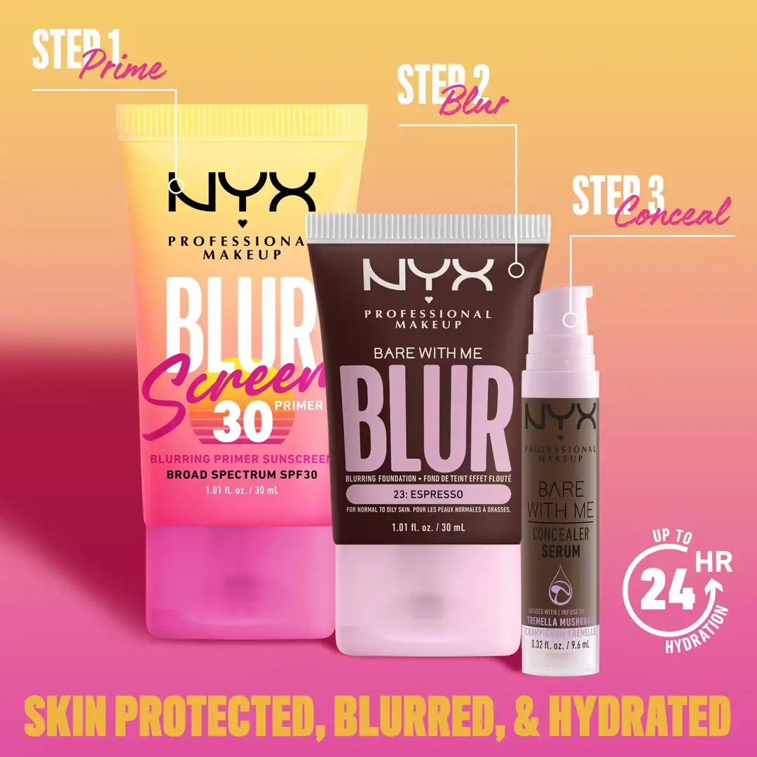 NYX Professional Makeup Blur Screen SPF 30 Blurring Makeup Primer Huda Beauty Primer Volare Makeup  Primer