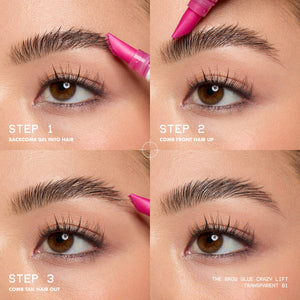 NYX Professional Makeup The Brow Glue Crazy Lift Brow Lamination Gel - Volare Makeup