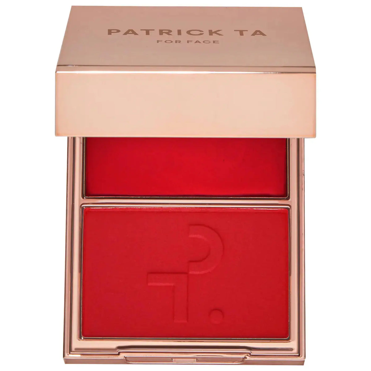 PATRICK TA Major Headlines Double-Take Crème & Powder Blush Duo PATRICK TA  Volare Makeup She-Left-Me-On-Red-warm-vivid-red-New-Shade