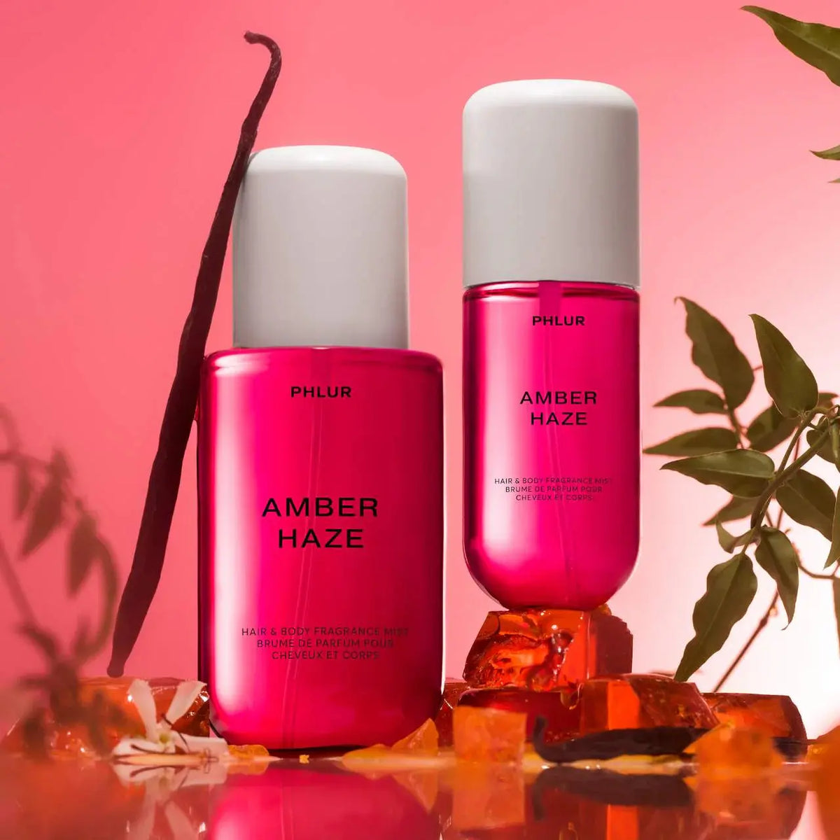 PHLUR Amber Haze Body & Hair Fragrance Mist PHLUR Body and Hair Fragrance Mist Volare Makeup  Body and Hair Fragrance Mist