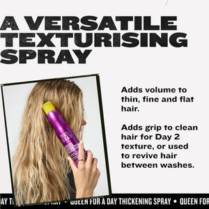 Bed Head’s Queen For A Day™ Thickening Spray for Fine Hair - Volare Makeup