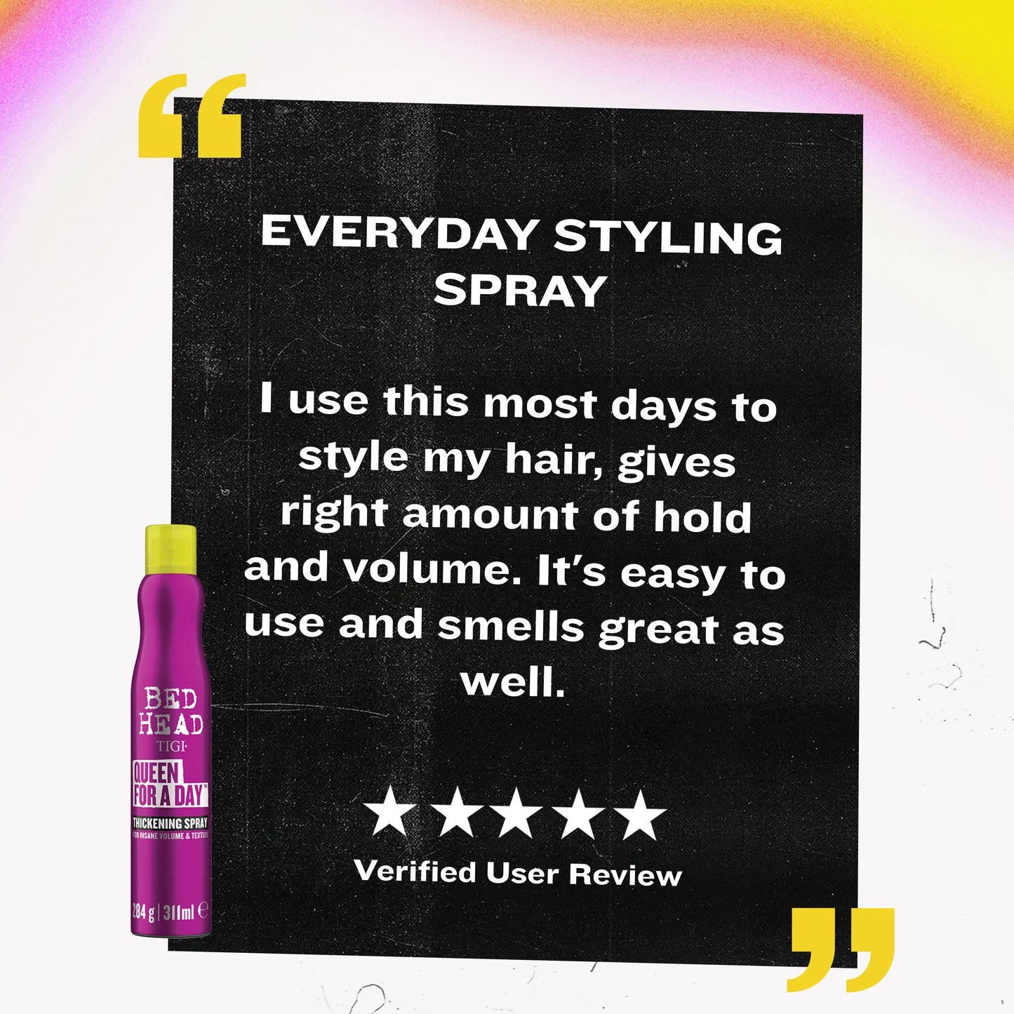 Bed Head’s Queen For A Day™ Thickening Spray for Fine Hair - Volare Makeup