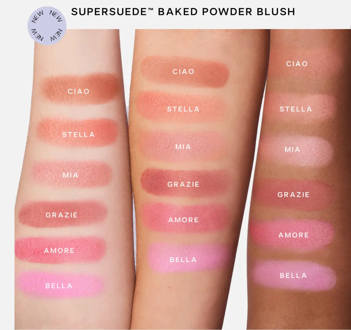 Saie SuperSuede™ Baked Powder Blush Saie blush Volare Makeup  blush