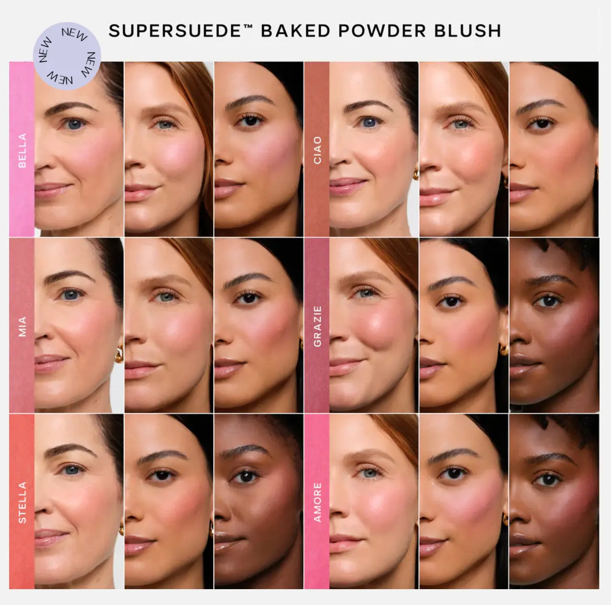 Saie SuperSuede™ Baked Powder Blush Saie blush Volare Makeup  blush