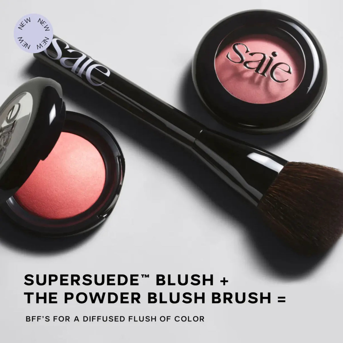 Saie SuperSuede™ Baked Powder Blush Saie blush Volare Makeup  blush