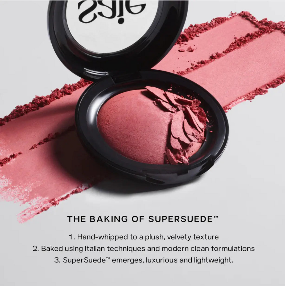 Saie SuperSuede™ Baked Powder Blush Saie blush Volare Makeup  blush