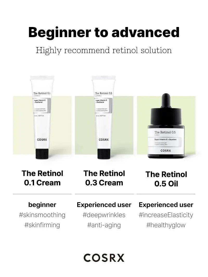 COSRX The Retinol 0.1 Cream - Volare Makeup