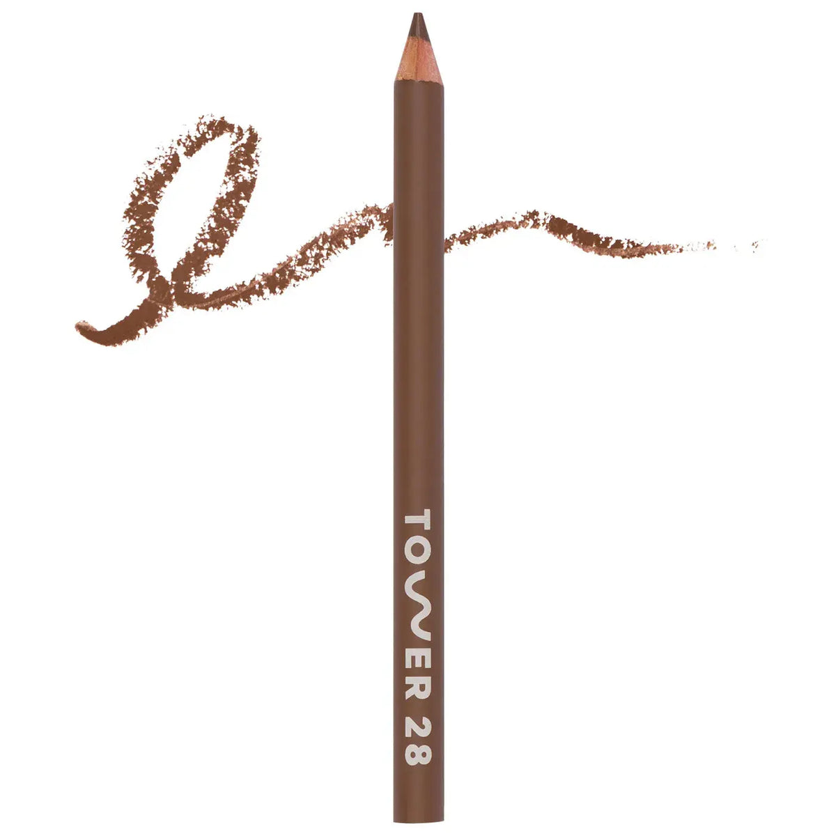 Tower 28 Beauty OneLiner Lip Liner + Eyeliner + Cheek Pencil Tower 28 Beauty Lip liner Volare Makeup Color-Me-Fine-taupey-brown Lip liner